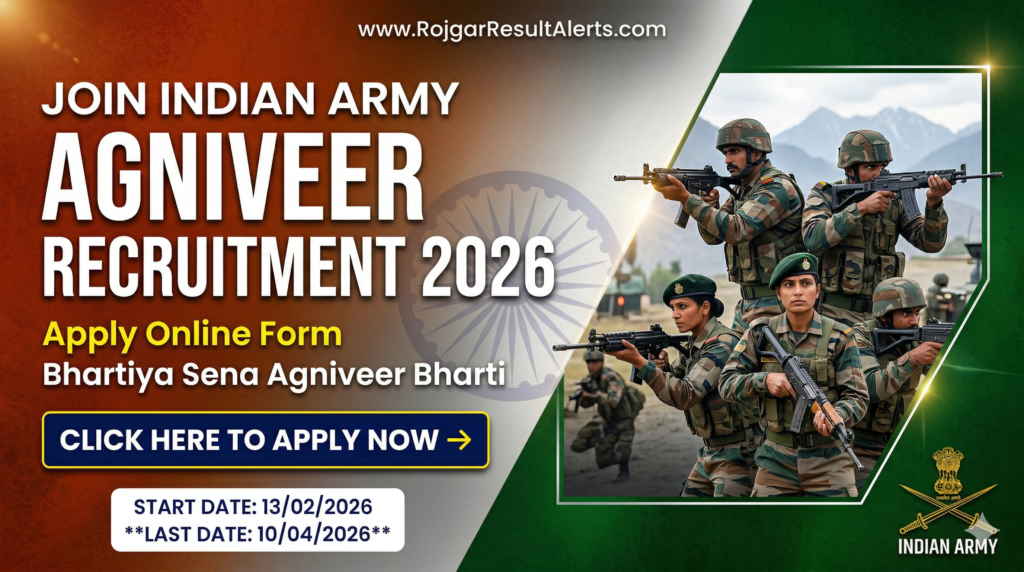 Indian Army Agniveer 2026 Notification PDF